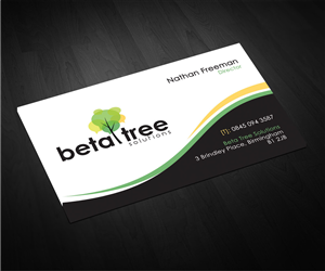 Design de Carte de Visite par Sarah Haroon pour Beta Tree Solutions | Design : #4425265