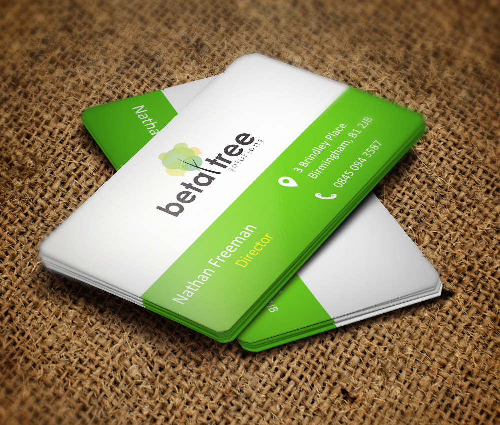 Design de Carte de Visite par Abikasirajan pour Beta Tree Solutions | Design #4489877