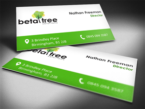 Design de Carte de Visite par Abikasirajan pour Beta Tree Solutions | Design : #4489999