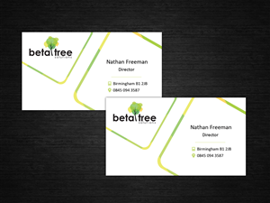 Business Card Design by Nino Qasoshvili for Beta Tree Solutions | Design: #4431911