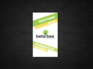 Business Card Design by Nino Qasoshvili for Beta Tree Solutions | Design: #4432606