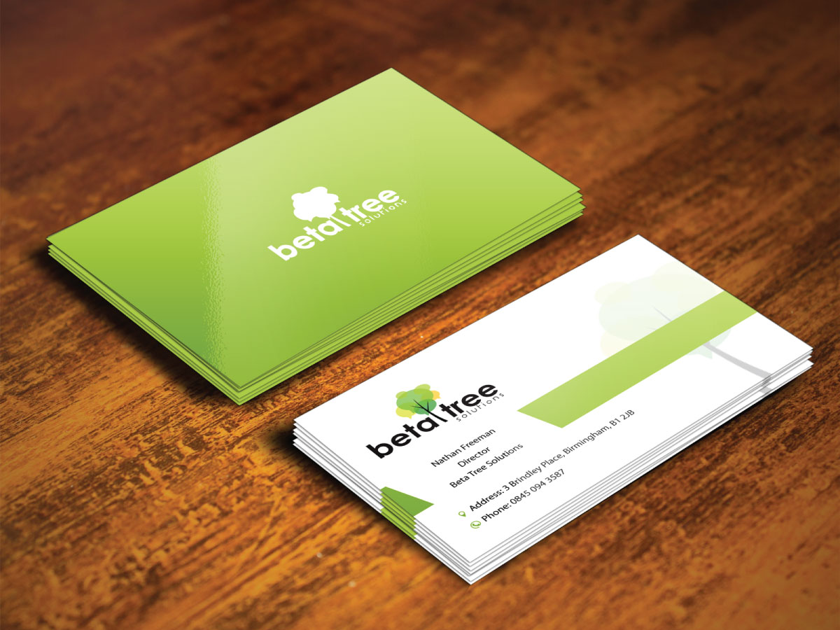 Business Card Design by TheQuickResponse for Beta Tree Solutions | Design #4505354