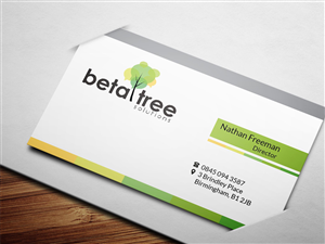Business Card Design by MoofishDesign for Beta Tree Solutions | Design: #4485521