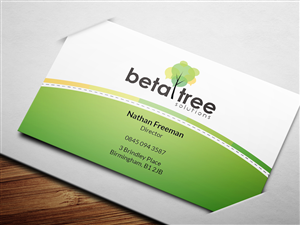 Business Card Design by MoofishDesign for Beta Tree Solutions | Design: #4485533