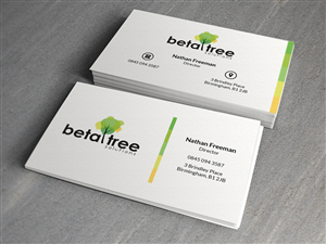 Business Card Design by MoofishDesign for Beta Tree Solutions | Design: #4485545