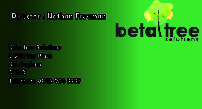 Business Card Design by khbodc for Beta Tree Solutions | Design #4419527