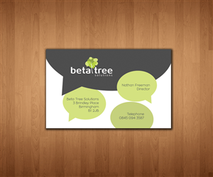 Design de Carte de Visite par netbill00 pour Beta Tree Solutions | Design : #4501560