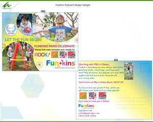 Postcard Design by AditiArts for MyFunkins Ltd. | Design: #3251110