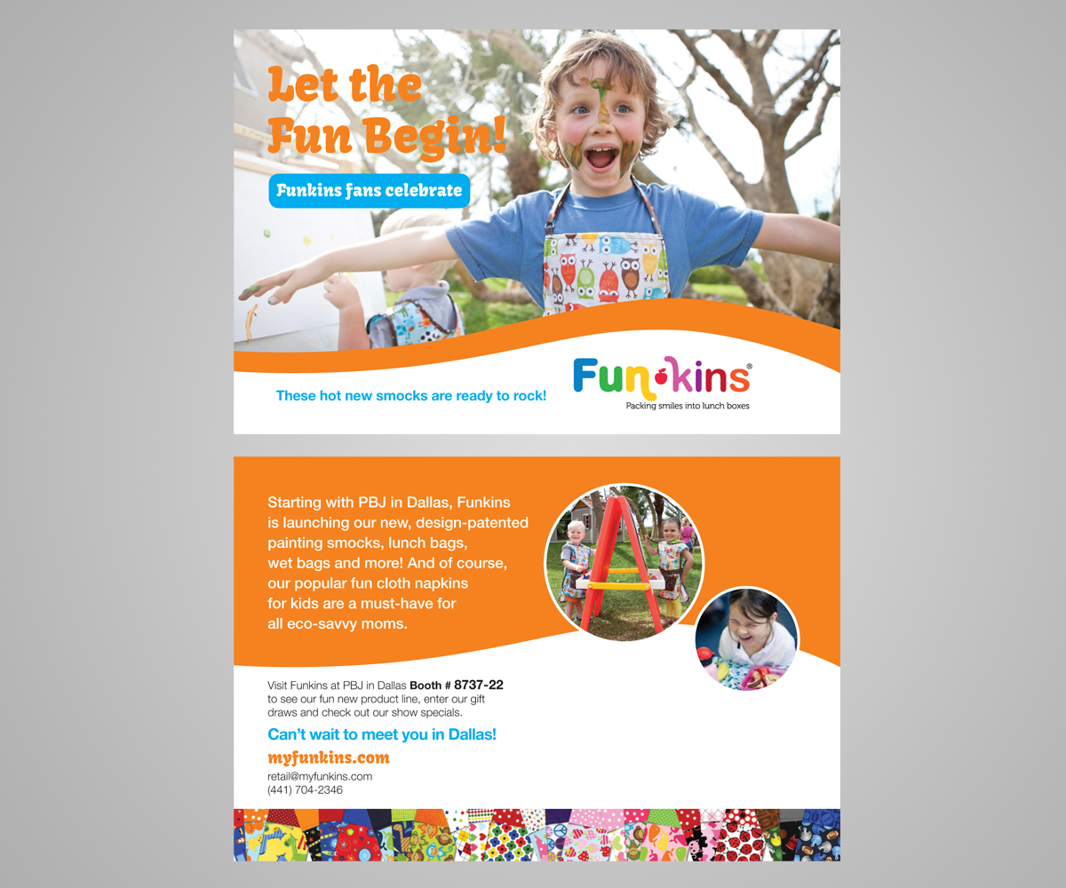 Postcard Design by KC Salvador for MyFunkins Ltd. | Design: #3252280