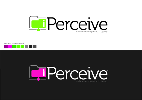 Logo Design by Alistair Price for iPerceive | Design #75073