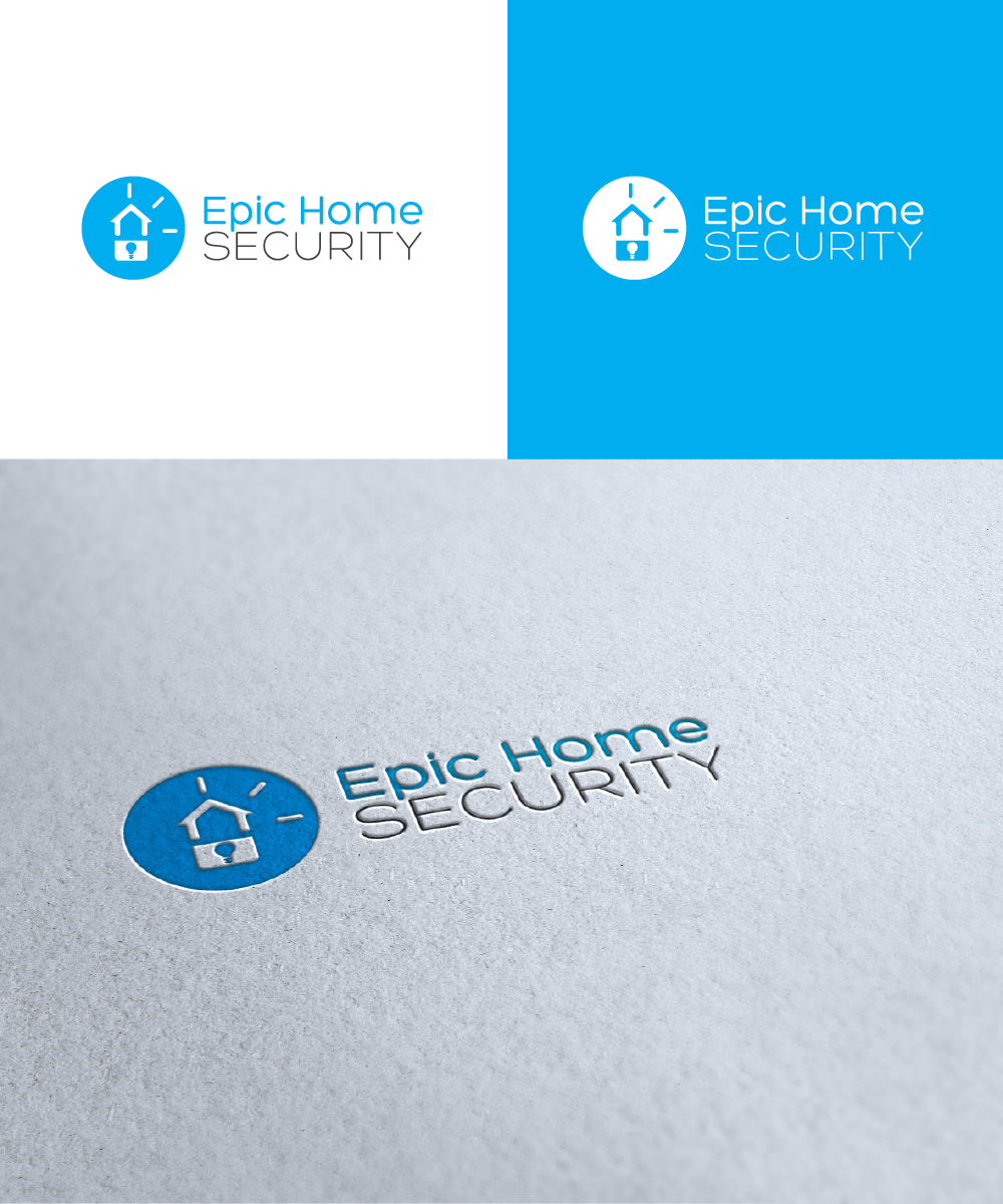 Security Logo Design for Epic Home or Epic Security by Actime Design
