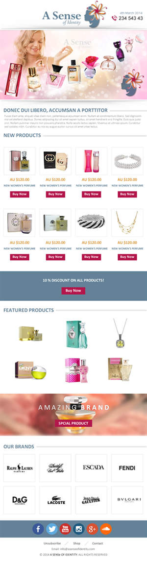 Newsletter Design by Behriatech