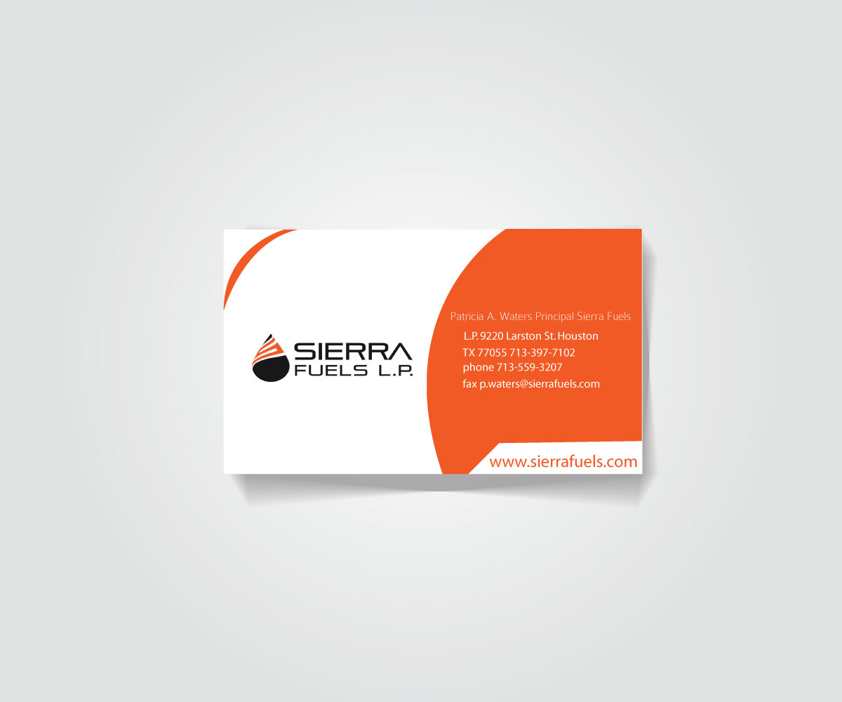 Business Card Design by Hamiz Imran for Sierra Fuels | Design #3252161