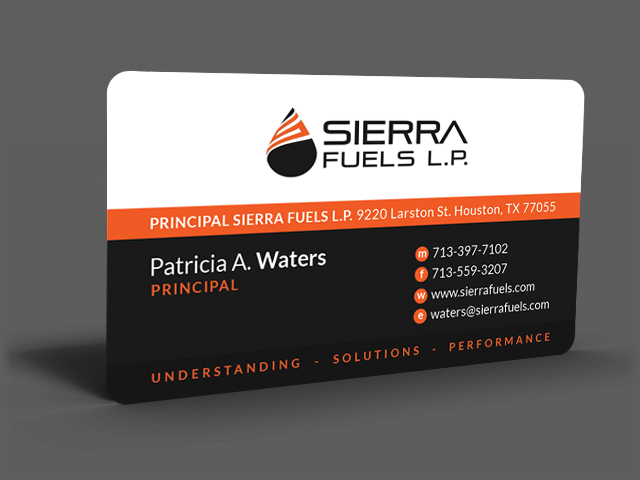 Business Card Design by  Artman for Sierra Fuels | Design #3290014
