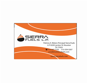 Business Card Design by D&D for Sierra Fuels | Design: #3270190