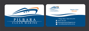 Diseño de Tarjeta de Presentación por Andrea para Pilbara Clean Marine | Diseño #797600