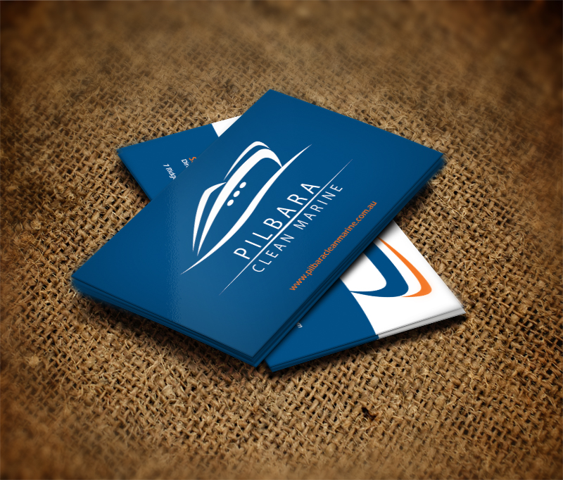 Diseño de Tarjeta de Presentación por diRtY.EMM para Pilbara Clean Marine | Diseño #800123