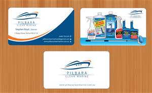 Diseño de Tarjeta de Presentación por Sbss para Pilbara Clean Marine | Diseño: #797241