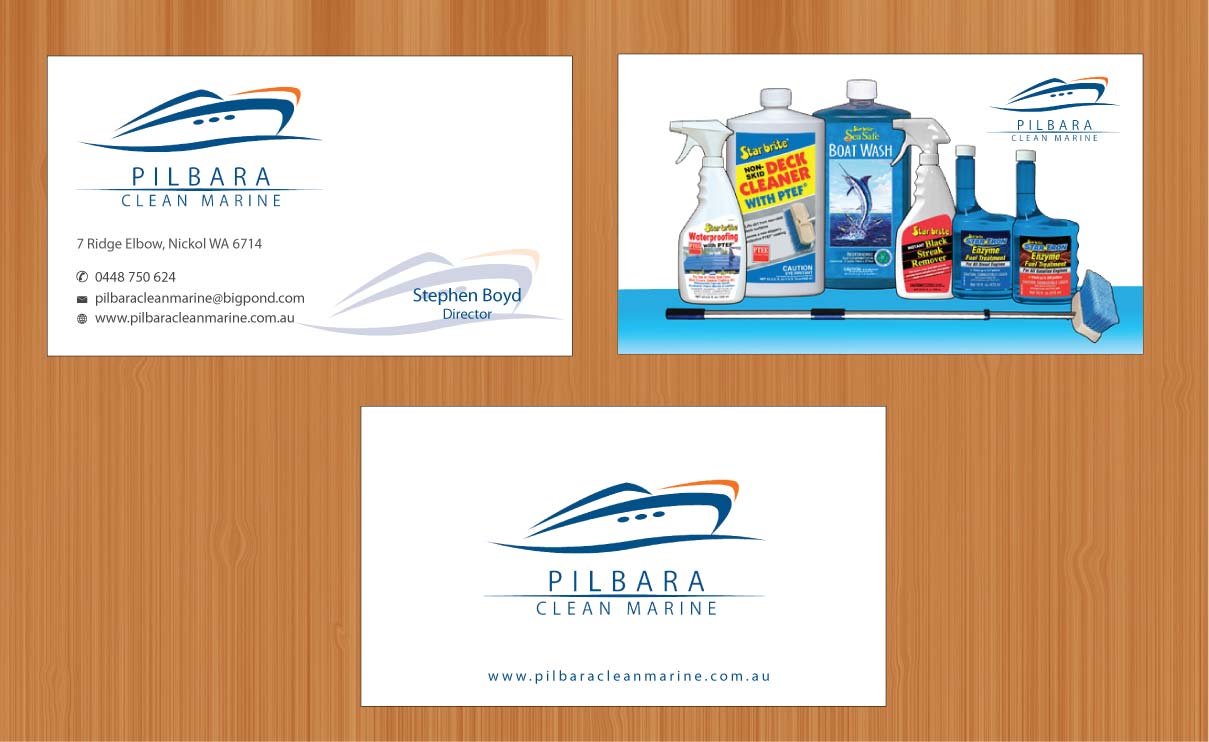 Design de Carte de Visite par Sbss pour Pilbara Clean Marine | Design #797243