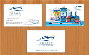 Diseño de Tarjeta de Presentación por Sbss para Pilbara Clean Marine | Diseño: #797243