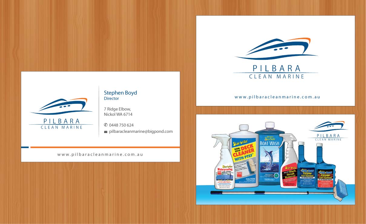 Design de Carte de Visite par Sbss pour Pilbara Clean Marine | Design #797250