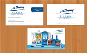 Diseño de Tarjeta de Presentación por Sbss para Pilbara Clean Marine | Diseño: #797252