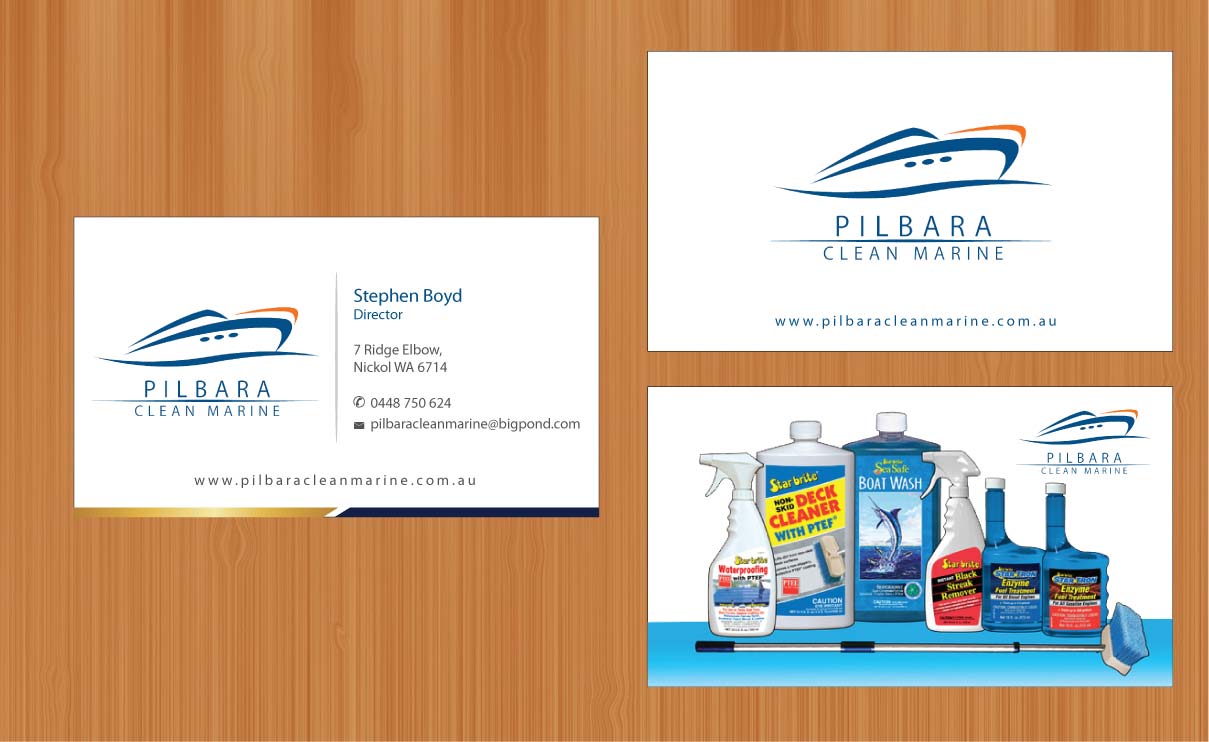 Design de Carte de Visite par Sbss pour Pilbara Clean Marine | Design #797253