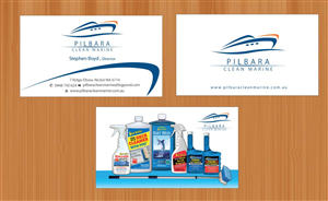 Design de Carte de Visite par Sbss pour Pilbara Clean Marine | Design : #797254