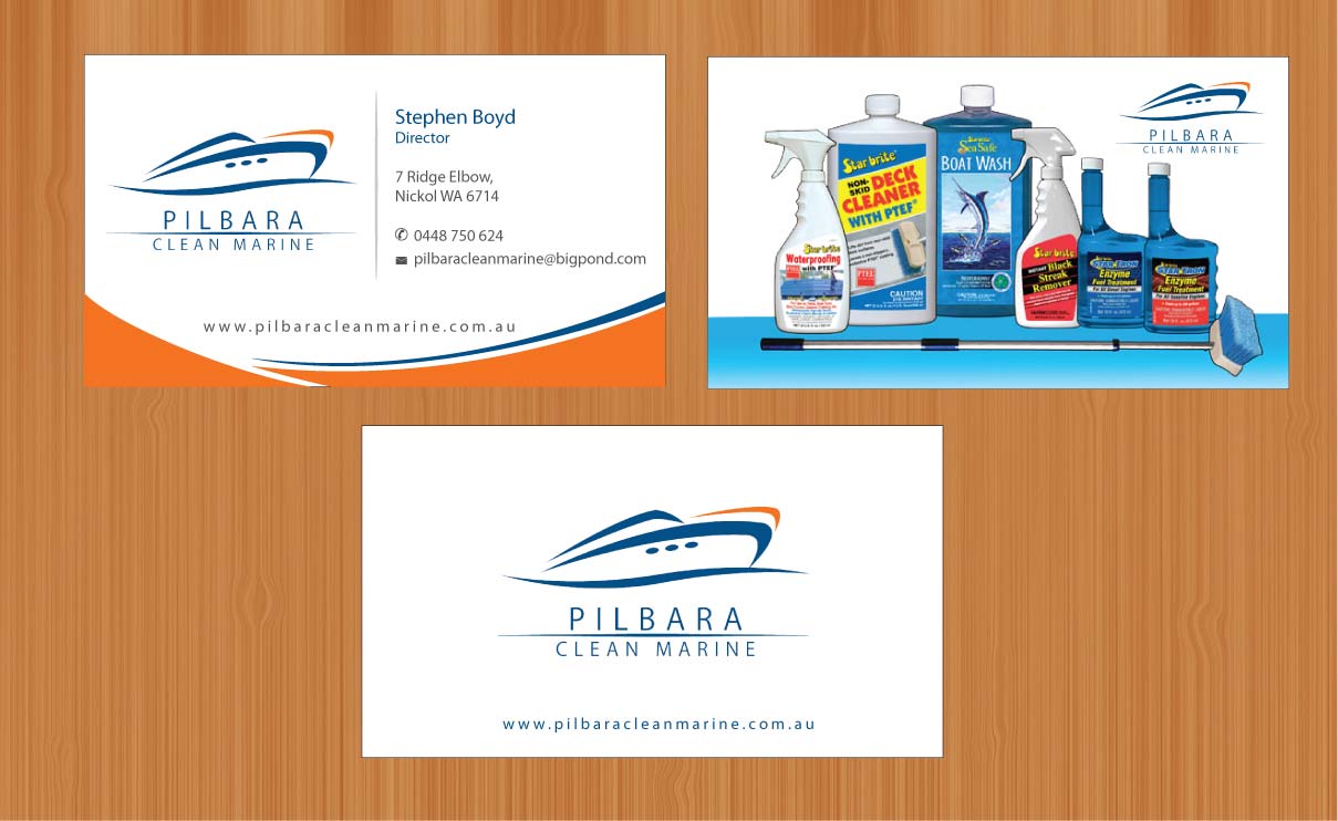 Design de Carte de Visite par Sbss pour Pilbara Clean Marine | Design #797256