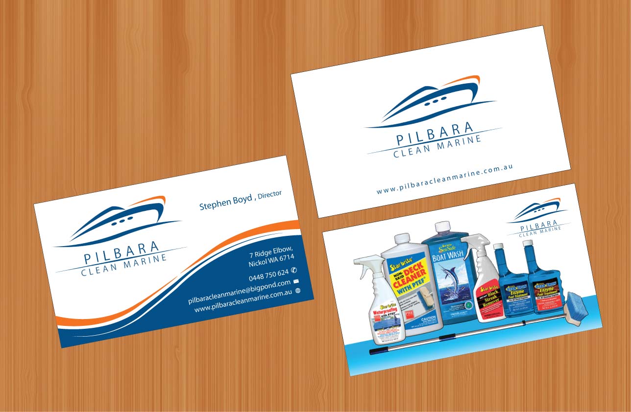 Design de Carte de Visite par Sbss pour Pilbara Clean Marine | Design #797259