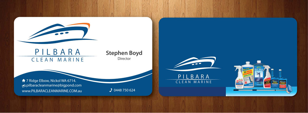 Design de Carte de Visite par Sbss pour Pilbara Clean Marine | Design #797481