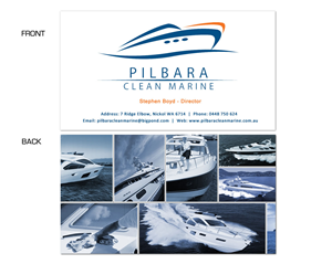 Diseño de Tarjeta de Presentación por Bea para Pilbara Clean Marine | Diseño #799470