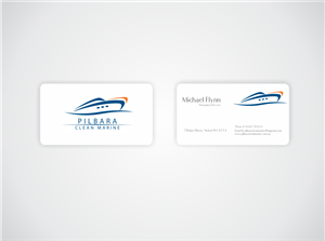 Diseño de Tarjeta de Presentación por Naavyd para Pilbara Clean Marine | Diseño: #795453