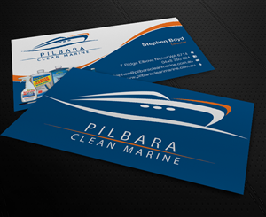 Business Card Design by MPStudio for Pilbara Clean Marine | Design: #805771