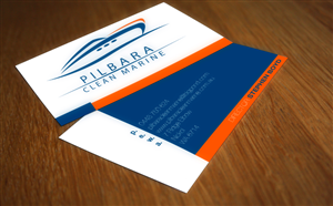 Business Card Design by HanTud for Pilbara Clean Marine | Design: #802072