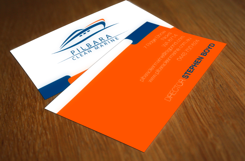 Design de Carte de Visite par HanTud pour Pilbara Clean Marine | Design #802077