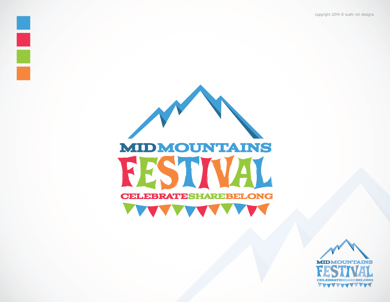 Diseño de Logo por Sushi Roll Designs para Mid Mountains Neighbourhood Centre | Diseño #3262200