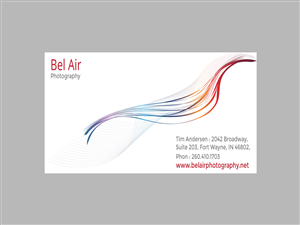 Business Card Design by uniquetribe for Bel Air Photography | Design #3280576