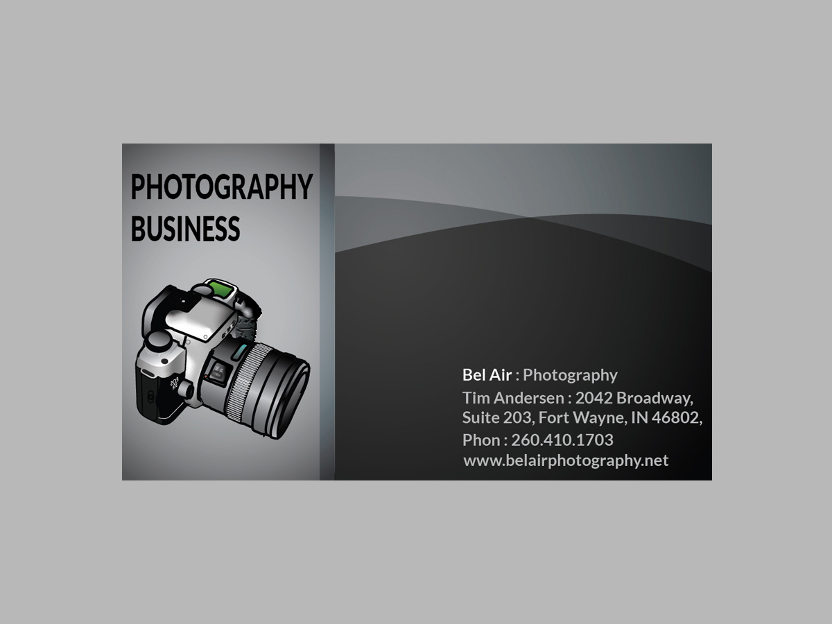 Business Card Design by uniquetribe for Bel Air Photography | Design #3280580