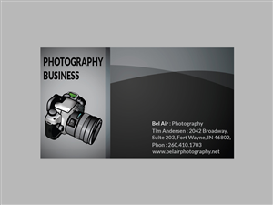 Business Card Design by uniquetribe for Bel Air Photography | Design: #3280580