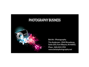 Business Card Design by uniquetribe for Bel Air Photography | Design: #3280585