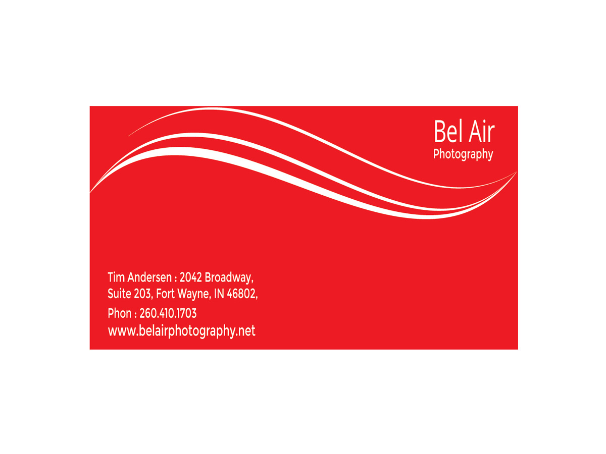Business Card Design by uniquetribe for Bel Air Photography | Design #3280593