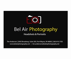 Business Card Design by karljohnpass for Bel Air Photography | Design #3342621
