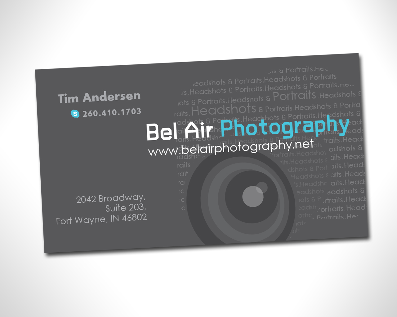 Diseño de Tarjeta de Presentación por hopedesign para Bel Air Photography | Diseño #3294085