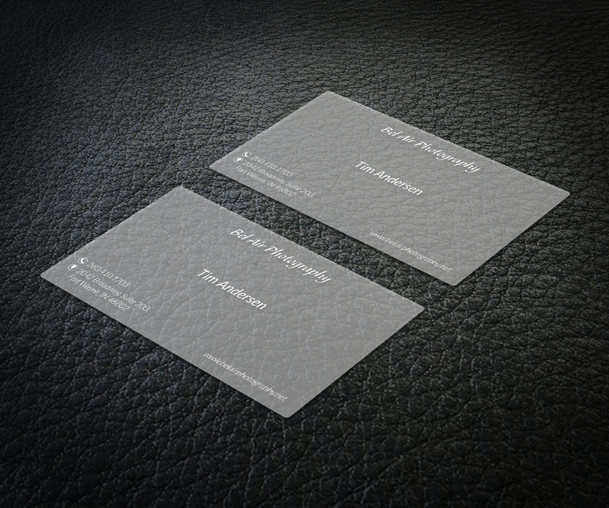 Diseño de Tarjeta de Presentación por Radu Borzea para Bel Air Photography | Diseño #3273167