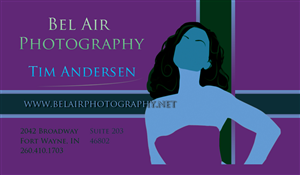 Business Card Design by Jellie for Bel Air Photography | Design: #3265027