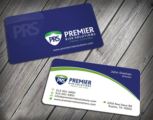 Business Card Design by SKYdesign for Premier Risk Solutions LLC | Design: #3261038
