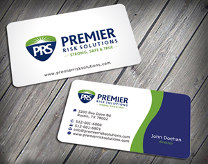 Business Card Design by SKYdesign for Premier Risk Solutions LLC | Design: #3261065