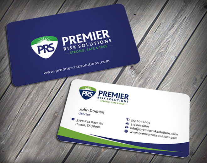 Business Card Design by SKYdesign for Premier Risk Solutions LLC | Design #3261084