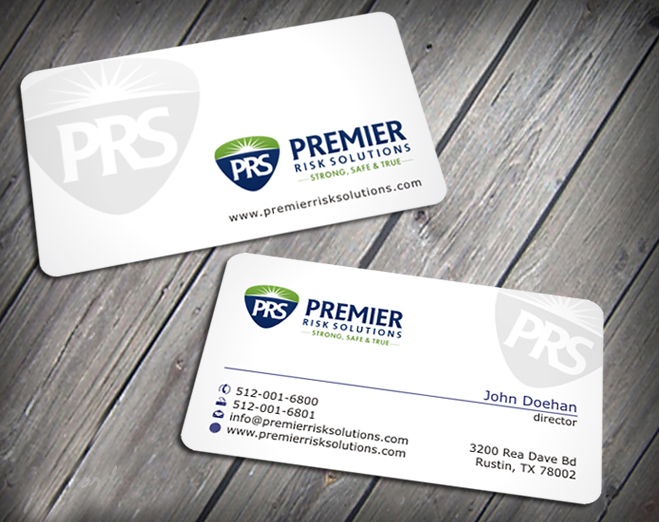 Business Card Design by SKYdesign for Premier Risk Solutions LLC | Design #3261091